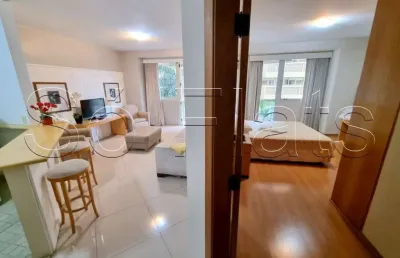 Flat para locação no centro comercial de alphaville próximo ao shopping alpha e al. rio negro