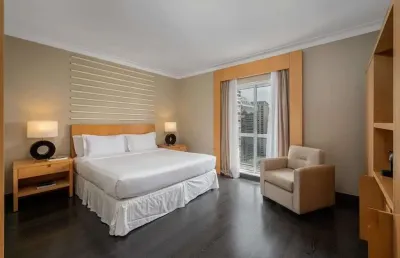 Na paulista flat em são paulo administrado pela rede melia com a bandeira tryp.