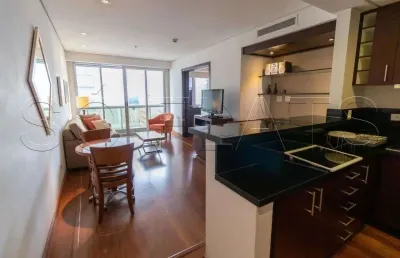 Flat estilo residencie no itaim bibi, 60m², prox a av. nove de julho, disponível para locação.