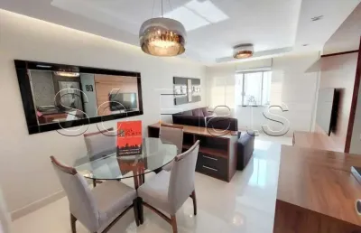 Flat no itaim, prox av pres juscelino kubitschek e rua joão cachoeira. com entrada imediata.