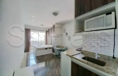 New studio, flat disponível para locação contendo 27m², 01 dormitório e 01 vaga de garagem.