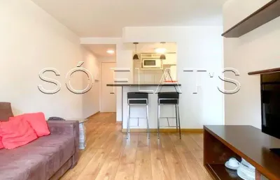 La residence itaim, flat disponível para locação contendo 65m², 1 dormitório e 1 vaga de garagem.