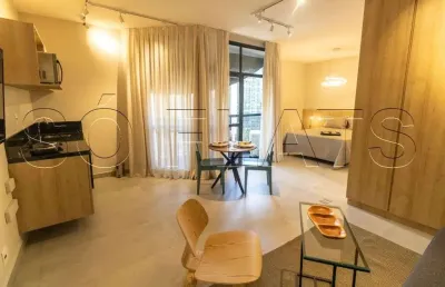 Flat address 43m² 1 dormitório 1 vaga para locação no itaim bibi.