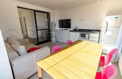 Studio vn casa do ator, disponível para venda com 53m², 01 dormitório e 01 vaga