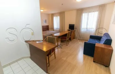 Flat totalmente mobiliado bem localizado próx da av ibirapuera e shopping ibirapuera. consulte-nos.