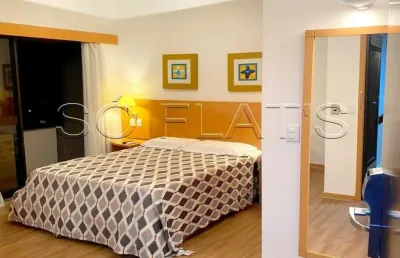 Flat tipo studio mobiliado com serviços, sem burocracia no coração do jardim paulista. consulte-nos.