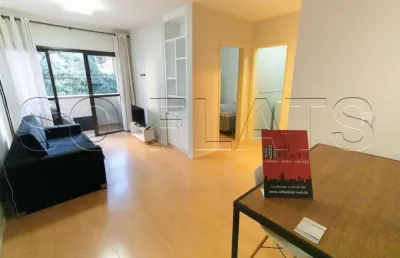 Flat mobiliado ao lado do shopping pamplona com 1x dormitório, quarto , sala, cozinha e varanda.