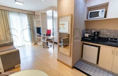 Flat totalmente mobiliado no jd paulista próx a av 9 de julho e hospital sírio-libanês. sem fiador.