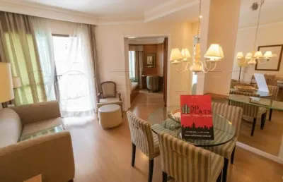 Lindo flat alto padrão na vila nova conceição 02dorms 01 vaga 52m² no pool