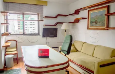 Flat mobiliado com arrumação de quarto, com cozinha completa com geladeira grande. sem burocracia.