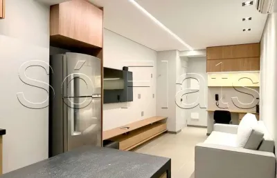 Apartamento na vila olímpia com 01 dormitório e varanda gourmet