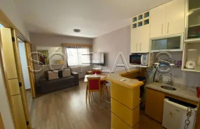 Flat totalmente reformado com 1 dormitório na alameda lorena no jardins sem burocracia na locação.