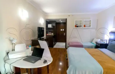 Apartamento grand plaza paulista no paraíso para locação, 1 dormitório e 1 vaga.