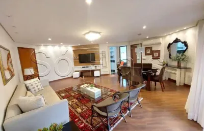 Apto com 3 dormitório de alto padrão em moema com 120m², serviços, concierge, segurança  24 horas.