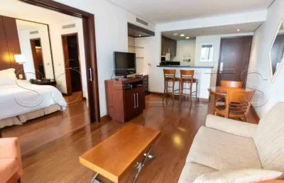 Apto no itaim bibi, com 60m², 1 dorm e 1 vaga, prox a av. nove de julho, disponível para locação.