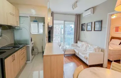 Flat para locação de alto padrão, com uma área de lazer incrível, próx a marginal pinheiros.