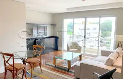 Apto com mobília refinada e para locação em pinheiros totalmente mobiliado. consulte-nos.