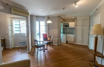 Quality bela cintra, apto disponível para locação contentado 48m², 1 dormitório e 1 vaga.