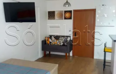 Flat com serviços em são vicente, ótimo para investimento ou moradia