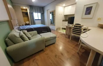 Flat para locação em santo amaro, próximo a marg. pinheiros .