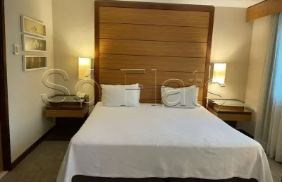 Flat com 2 dormitórios mobiliado localização privilegiada na avenida ibirapuera