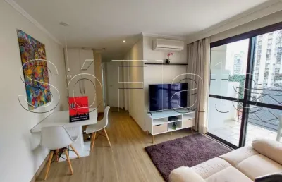 Apartamento na vila olímpia, com 02 dormitório e serviços de flat