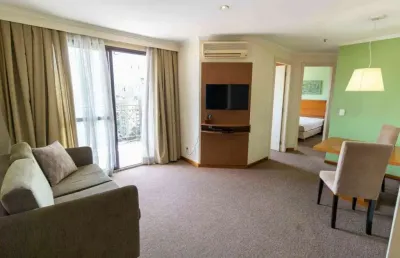 Flat quality alvorada 43m² 2 dorm 1 vaga para locação na vila olímpia