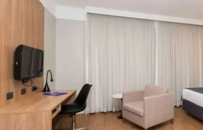 Flat transamérica bela cintra disponível para venda com 26m² e 01 vaga de garagem
