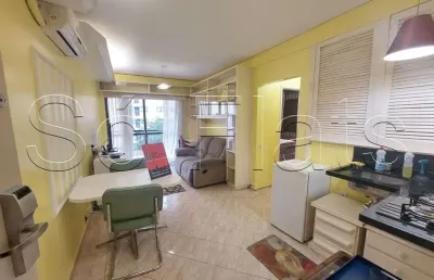 Flat mercure são paulo alamedas para locação com 32m² contendo 1 dormitório e 1 vaga de garagem.