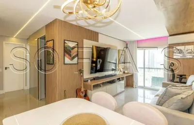 Flat prive cidade jardim disponível para venda com 55m² e 01 vaga de garagem