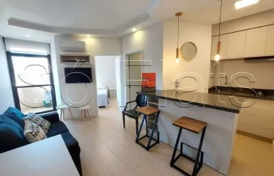 Apartamento para locação no moema studio contendo 41 m², 1 dormitório e 1 vaga de garagem.