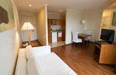 Flat quality alvorada 43m² 1 dormitório 1 vaga para locação na vila olímpia.