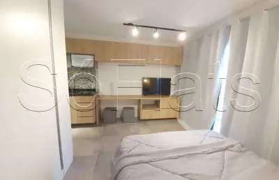Studio is moema, apto disponivel para locação, contendo 28m², 1 dormitório e 1 vaga de garagem.