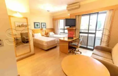 Flat quality hotel paulista nos jardins, próximo a av. paulista para locação.
