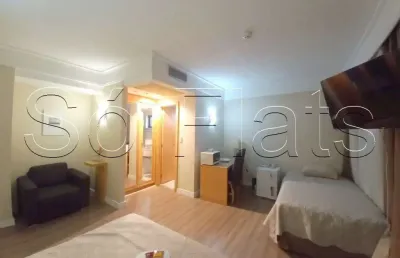 Apartamento slaviero guarulhos para locação com 28m², 1 dorm e 1 vaga de garagem