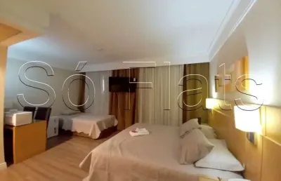 Flat slaviero guarulhos para locação com 28m², 1 dormitório 1 vaga de garagem.