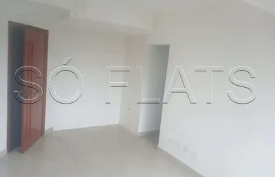 Flat para locação no morumbi disponível para locação 34m², 1 dormitório e 1 vaga. sem mobília.