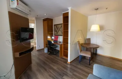 Flat para locação no quality alvorada contendo 52m², 2 dormitórios e 1 vaga de garagem.