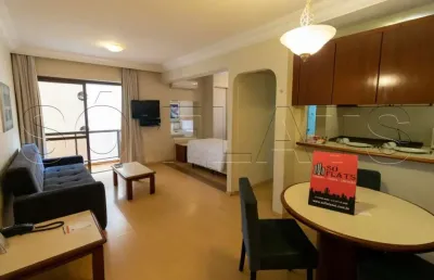 Flat central park no jardins com 40m² e 1 dorm próximo ao metro trianon-masp.