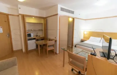Flat paulista classic com 28m² contendo 1 dorm. e 1 vaga de garagem para locação