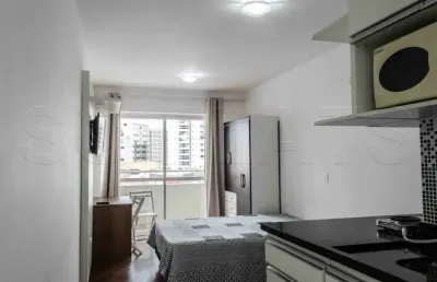 Flat new studio em pinheiros para locação 27m², 1 dormitório e 1 vaga de garagem