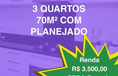 &#127968; apartamento 70m² ibiporã, 3 quartos, c/ planejado pronto