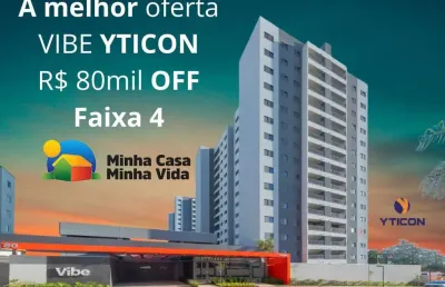 Apto 3 qtos no vibe yticon av. bélgica r$80mil abaixo da tabela