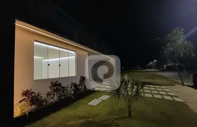 Terras alphaville maricá  casa linear 3 quartos 2 suites e closet  198 m²