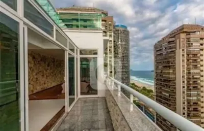 Cobertura lucio costa triplex vista mar -  cobertura 369 m2  -  barra da tijuca