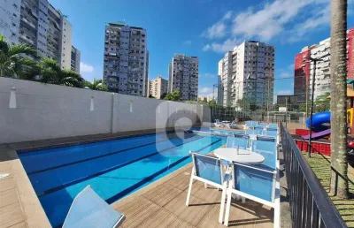 Apartamento à venda 3 quartos, sol manhã, dependência completa na barra olímpica
