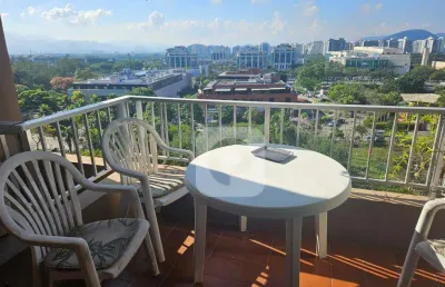 Apartamento no rosas 1 quarto com dependencia completa barra da tijuca