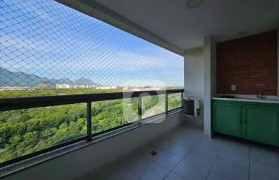 Apartamento 3 quartos com dependência - 110m2 - barra olímpica