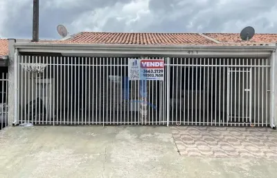 Casa para venda em colombo, palmital, 3 dormitórios, 1 banheiro, 2 vagas