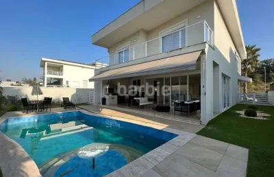 Casa em condomínio fechado com 4 quartos à venda na estrada municipal bela vista, 2550, alphaville, santana de parnaíba por r$ 5.000.000